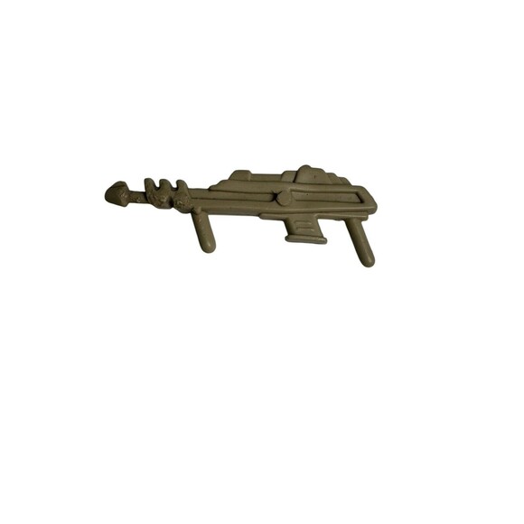 Vtg MOTU He-Man 1984 Weapons Pack gray LASER RIFLE & 1983 Webstor Laser Rifle - Picture 2 of 7